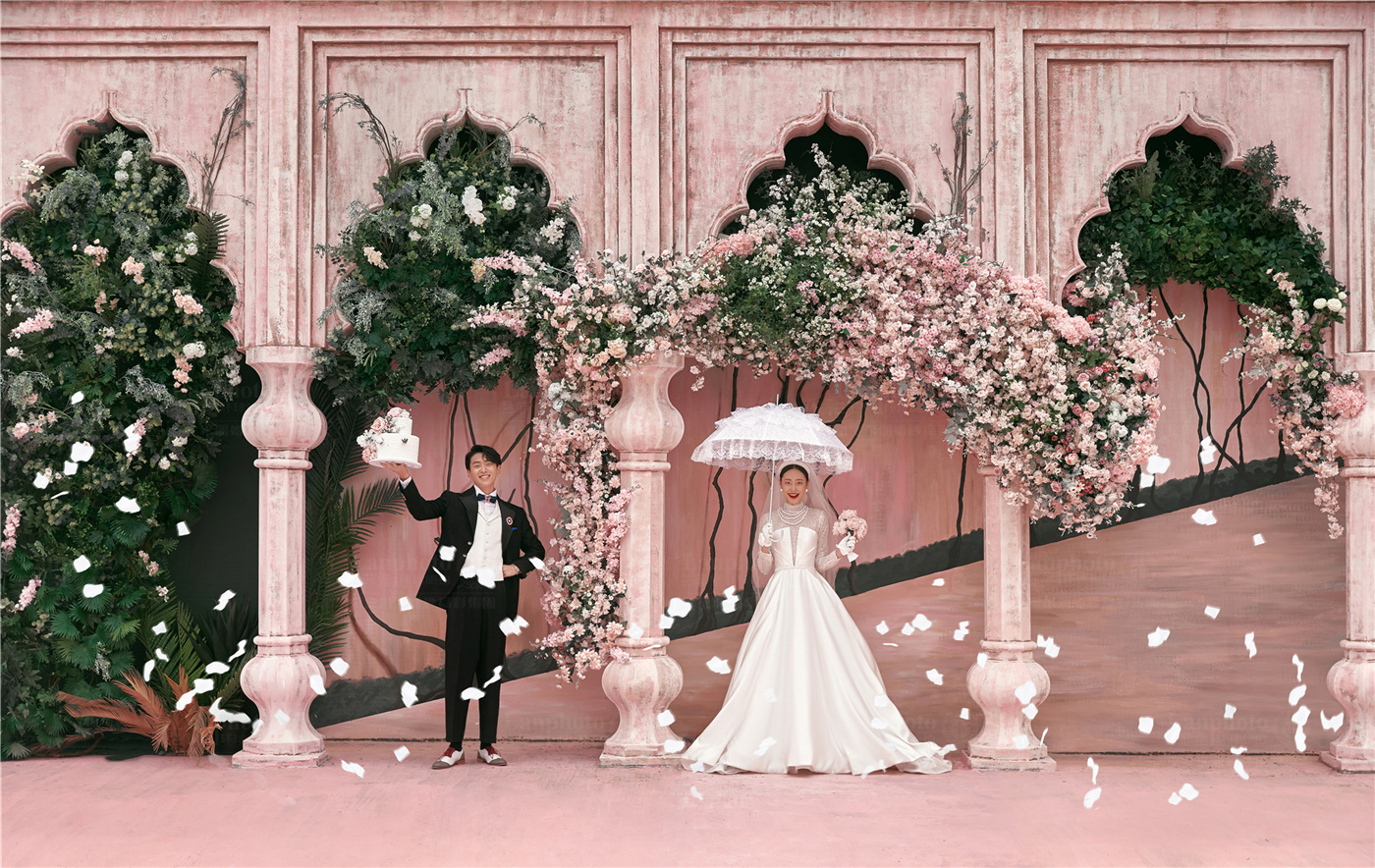 SurDesign粉色系婚礼宴会3D效果图|空间|舞台美术|树尔设计工作室 - 原创作品 - 站酷 (ZCOOL)