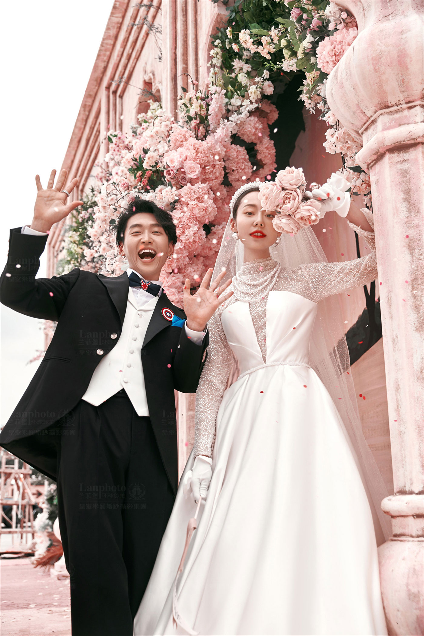 粉色甜美系婚礼婚庆布置高清图片下载-正版图片500731013-摄图网